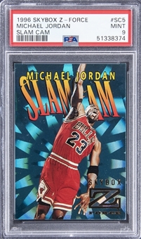 1996 Skybox Z-Force Slam Cam #SC5 Michael Jordan - PSA MINT 9 